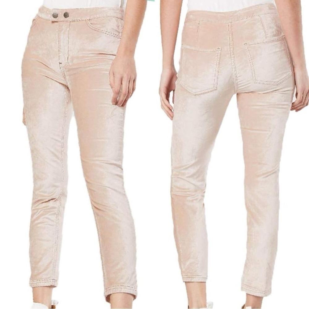 Free People We the Free Sweet Jane Velvet Skinny Fit Jeans Size: 26